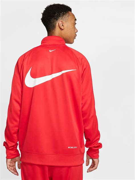 nike swoosh jacke herren rot|Nike Solo Swoosh Men's 1/4.